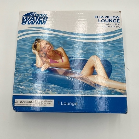Open Water Swim Flip- Pillow Lounge  Brand New - Picture 3 of 3